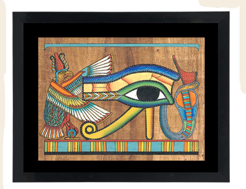 Eye of Ra Papyrus Painting